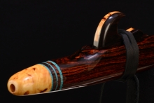 Cocobolo Native American Flute, Minor, Mid G-4, #F25L